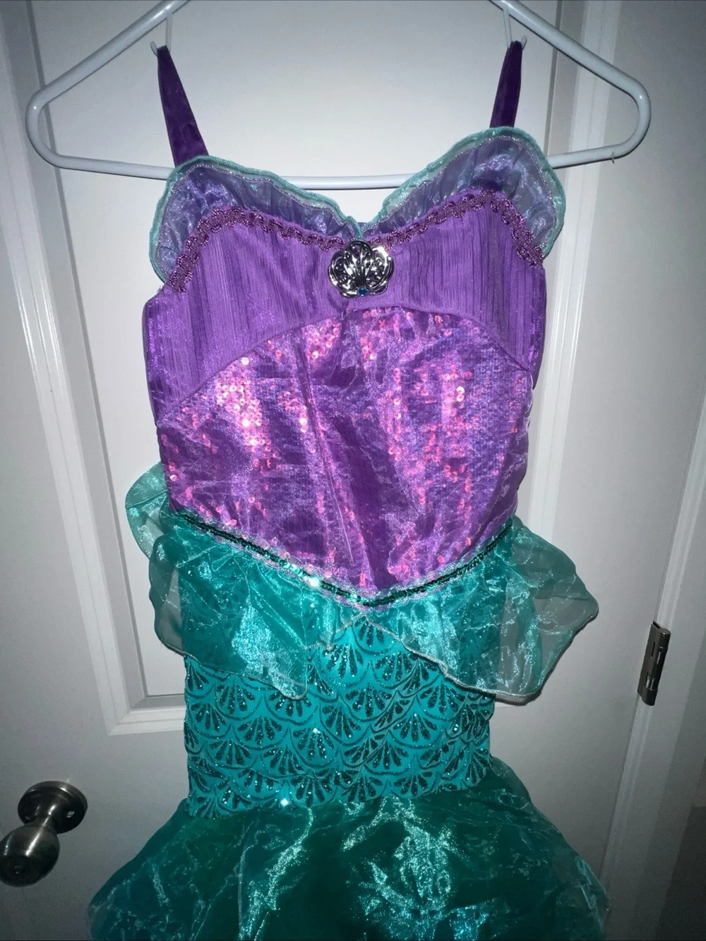 Disney castle collection Ariel the little mermaid dress costume girls 7/8 - Picture 8 of 9
